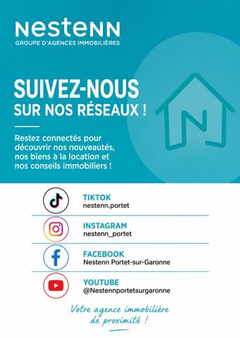 A VENDRE - ESTANTENS - Maison T4 de plain-pied avec jardin paysagé et terrain piscinable