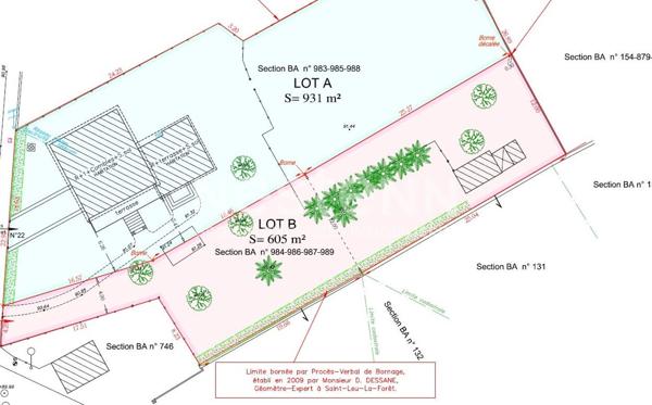 Terrain Bessancourt 605 m2