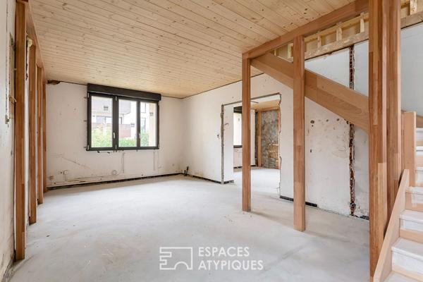 Duplex en plateau à réagencer
