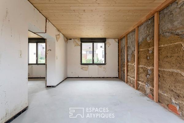 Duplex en plateau à réagencer