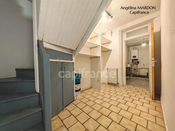 Maison de ville familiale T7 de 139 m² à Bolbec (5 à 6 chambres) avec cour et atelier
