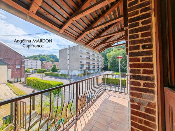 Maison de ville familiale T7 de 139 m² à Bolbec (5 à 6 chambres) avec cour et atelier