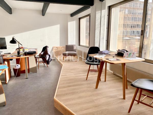 À VENDRE ou À LOUER - Bureaux en open space sécurisés avec kitchenette - Centre Lille