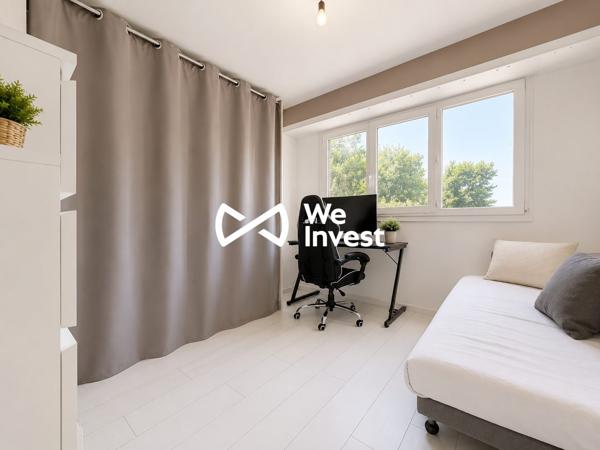 Appartement 3 pièces rénové avec ascenseur