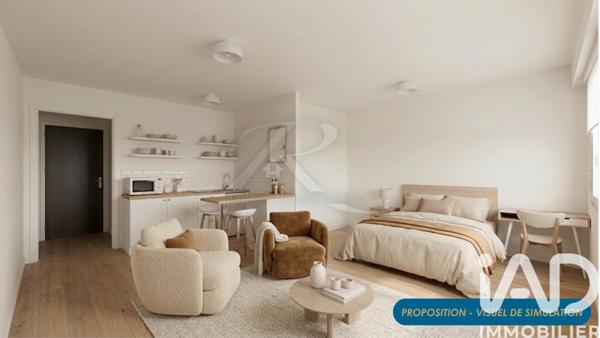 Studio à vendre 28,52 m² Caen