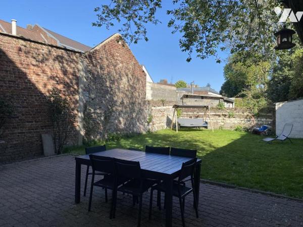 A vendre, SECLIN, maison 1955 rénovée, 4 chambres, dressing, jardin clos