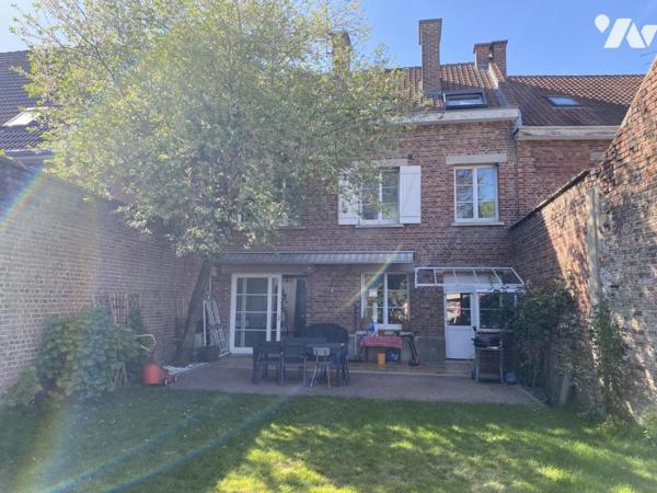 A vendre, SECLIN, maison 1955 rénovée, 4 chambres, dressing, jardin clos