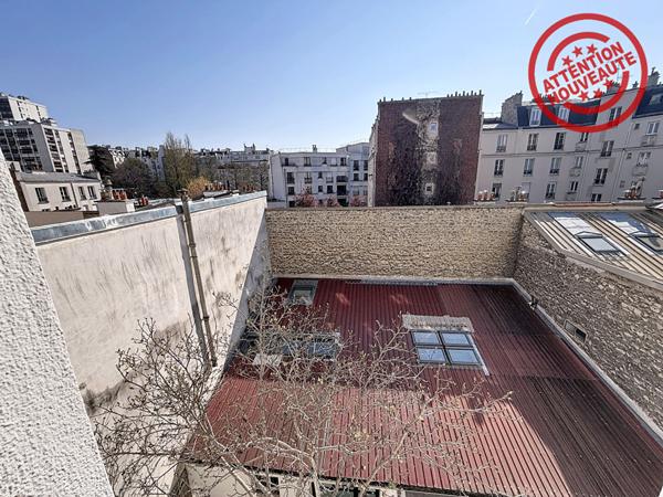 Paris 17e 2 pièces 30 m2/rue Lantiez Paris sans vis à vis !