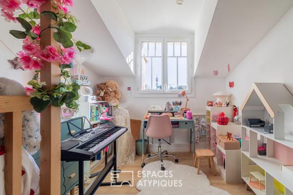 Maison de ville rénovée avec garage