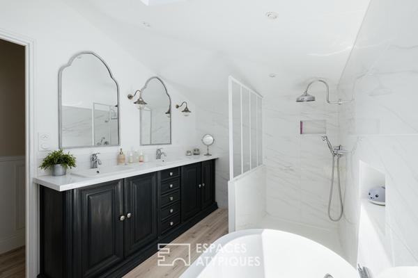 Maison charentaise rénovée avec piscine