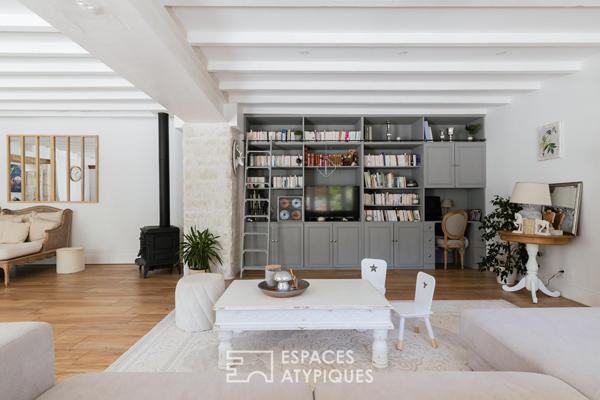 Maison charentaise rénovée avec piscine