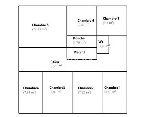 Immeuble 16 pièces - 270 m²