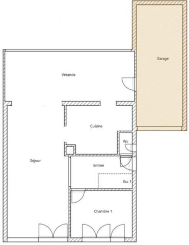 Hem proche Lannoy - Maison semi mitoyenne 104 m2 habitables