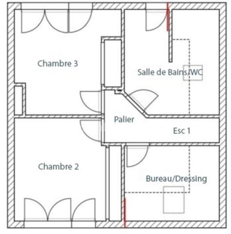 Hem proche Lannoy - Maison semi mitoyenne 104 m2 habitables
