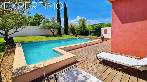 Bagard (30140) Maison de plain pied contemporaine - 144 m² habitable avec piscine