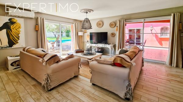 Bagard (30140) Maison de plain pied contemporaine - 144 m² habitable avec piscine