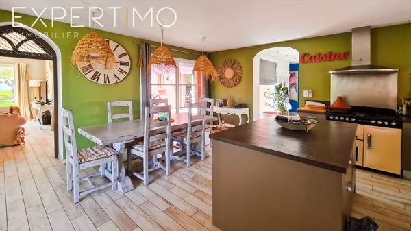 Bagard (30140) Maison de plain pied contemporaine - 144 m² habitable avec piscine