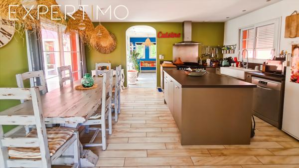 Bagard (30140) Maison de plain pied contemporaine - 144 m² habitable avec piscine