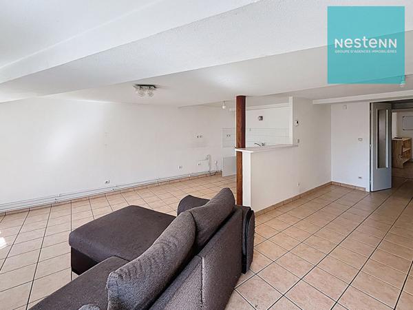 Appartement T3 - 2 chambres et belle pièce de vie - hyper centre ville