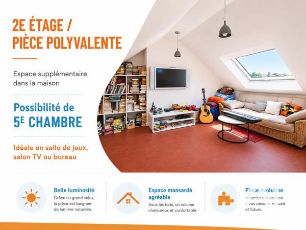 Maison à vendre 5 pièces 155,07 m² Le Mans
