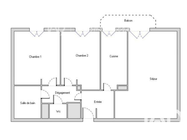 Appartement à vendre 3 pièces 62 m² Chaville