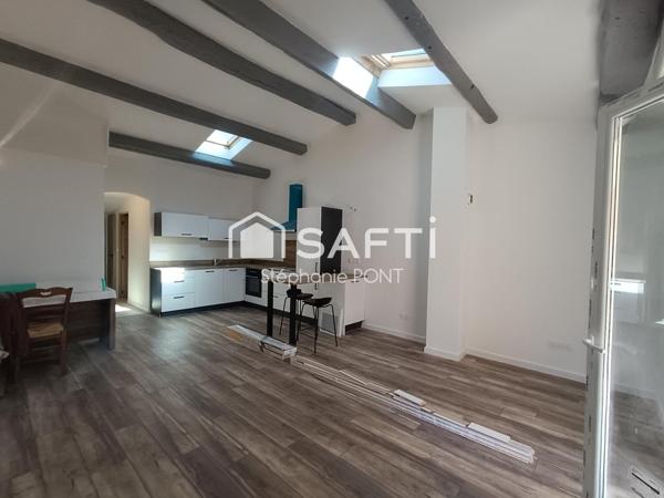 Appartement rénové 60 m² avec terrasse