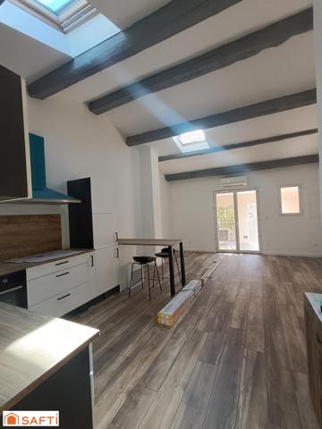 Appartement rénové 60 m² avec terrasse