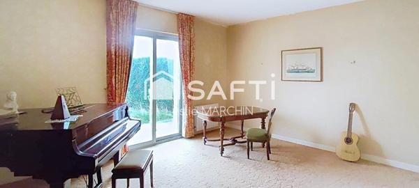 Maison familiale de plain pied à l'architecture contemporaine + 88m2 de dépendance