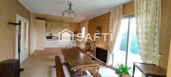 Maison familiale de plain pied à l'architecture contemporaine + 88m2 de dépendance