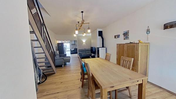 Maison 3 chambres, jardin, garage