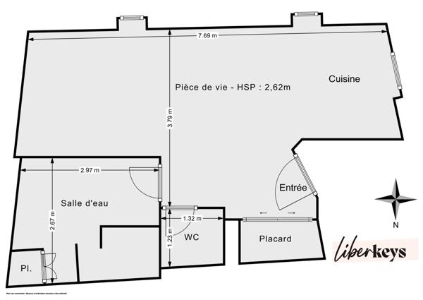 Appartement type 1/2 