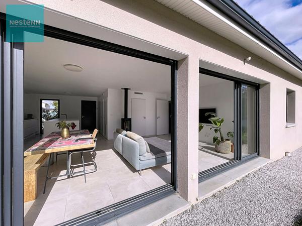 Maison contemporaine récente, plain pied à vendre, 5 pièces, garage et jardin, Villefranche De Lauragais