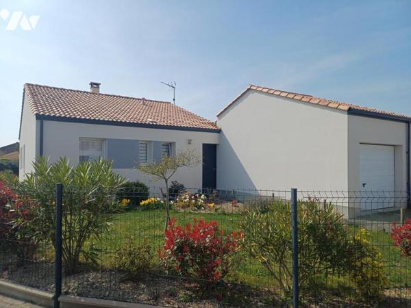 A VENDRE à PREFAILLES - Maison plain-pied de 2018 avec jardin et garage à 800m du centre