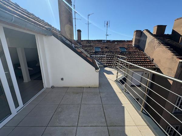 NEUDORF APPARTEMENT 40.05m2 hab 89.95 au sol avec terrasse