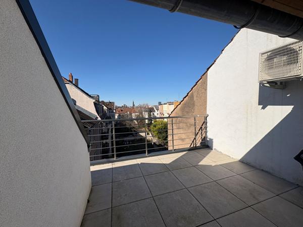 NEUDORF APPARTEMENT 40.05m2 hab 89.95 au sol avec terrasse