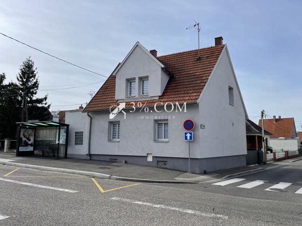 3%.COM – Exclusivité à HAGUENAU, maison d’environ 107m² hab, 4 chambres, 1 cour Haguenau (67500)