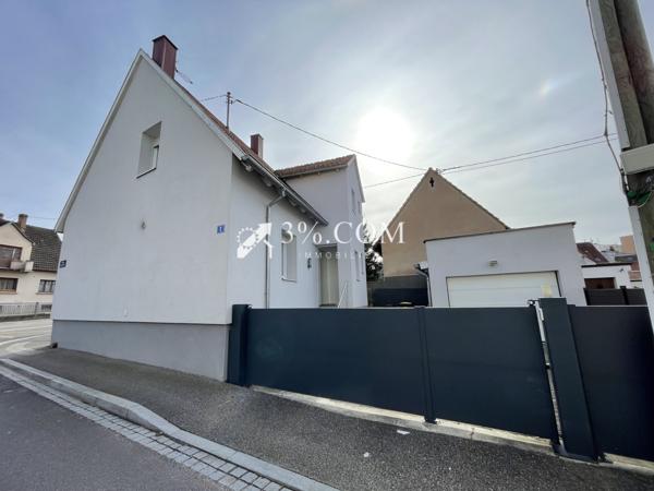 3%.COM – Exclusivité à HAGUENAU, maison d’environ 107m² hab, 4 chambres, 1 cour Haguenau (67500)