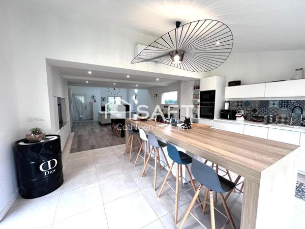 Maison moderne 135 m² environ– grand terrain, calme et confort