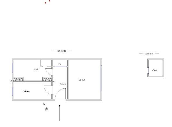 Studio à vendre 38 m² Beynes