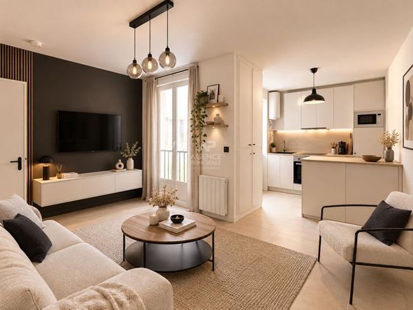 Appartement 2 pièces idéalement situé en centre-ville 340 000 € **  - Référence  18963