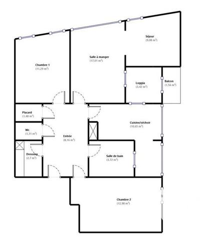 Appartement à vendre 4 pièces 78 m² Sevran