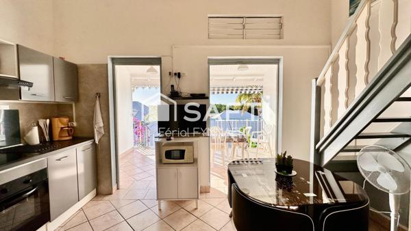 T2 + Mezzanine plage Pointe-Marin à pied