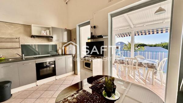 T2 + Mezzanine plage Pointe-Marin à pied