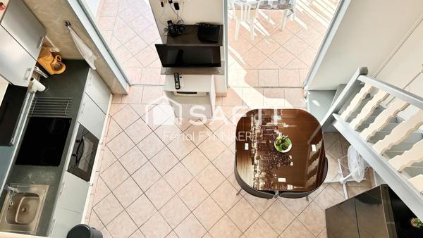 T2 + Mezzanine plage Pointe-Marin à pied