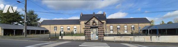 AILE D'UNE ANCIENNE ÉCOLE 270 M² environ - COUR, PRÉAUX & JARDIN SUR UNE PARCELLE DE 1 000m² env.