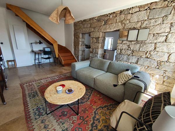 MAISON DE VILLAGE OLMETO AVEC VUE MER