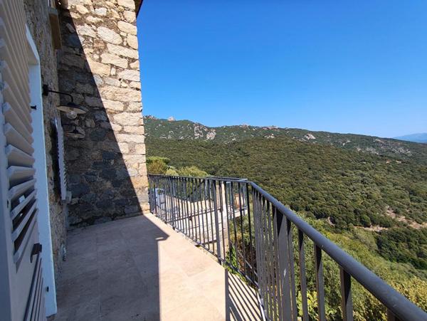 MAISON DE VILLAGE OLMETO AVEC VUE MER