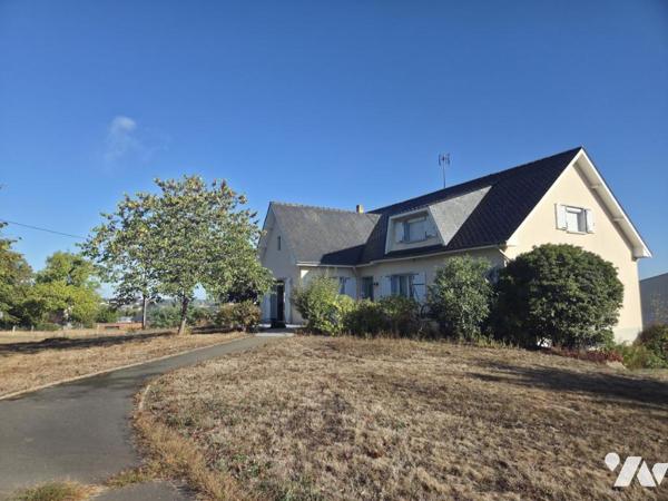 Maison individuelle avec accès de plain-pied, 143 m2 habitables, 5 chambres, sur terrain de 3.663 m2