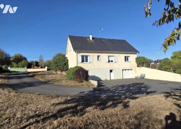 Maison individuelle avec accès de plain-pied, 143 m2 habitables, 5 chambres, sur terrain de 3.663 m2