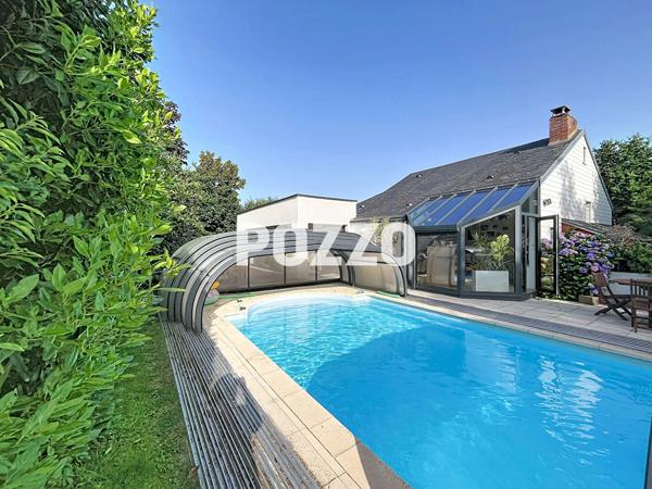 Baisse de prix - Maison proche Canisy -7 pièce(s) 162 m2 - 4 chambres -Piscine et garage double- QUIBOU